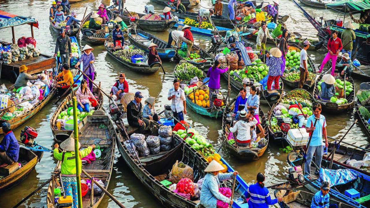 Chợ nổi Tiền Giang