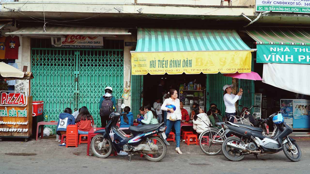 hủ tiếu bà sẩm sa đéc