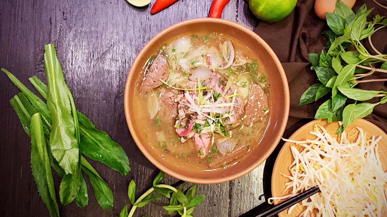 Phở bò ngon ở Cần Thơ