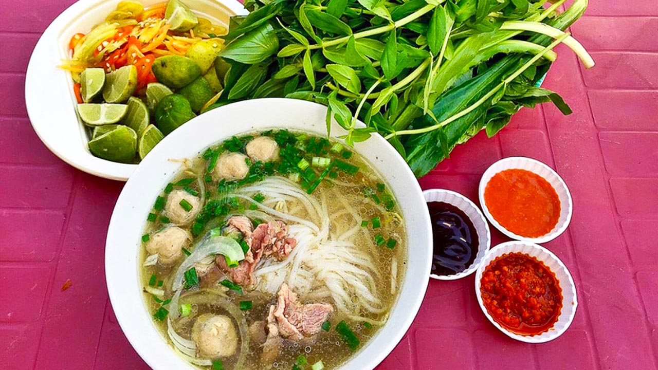 Quán phở ở Cần Thơ